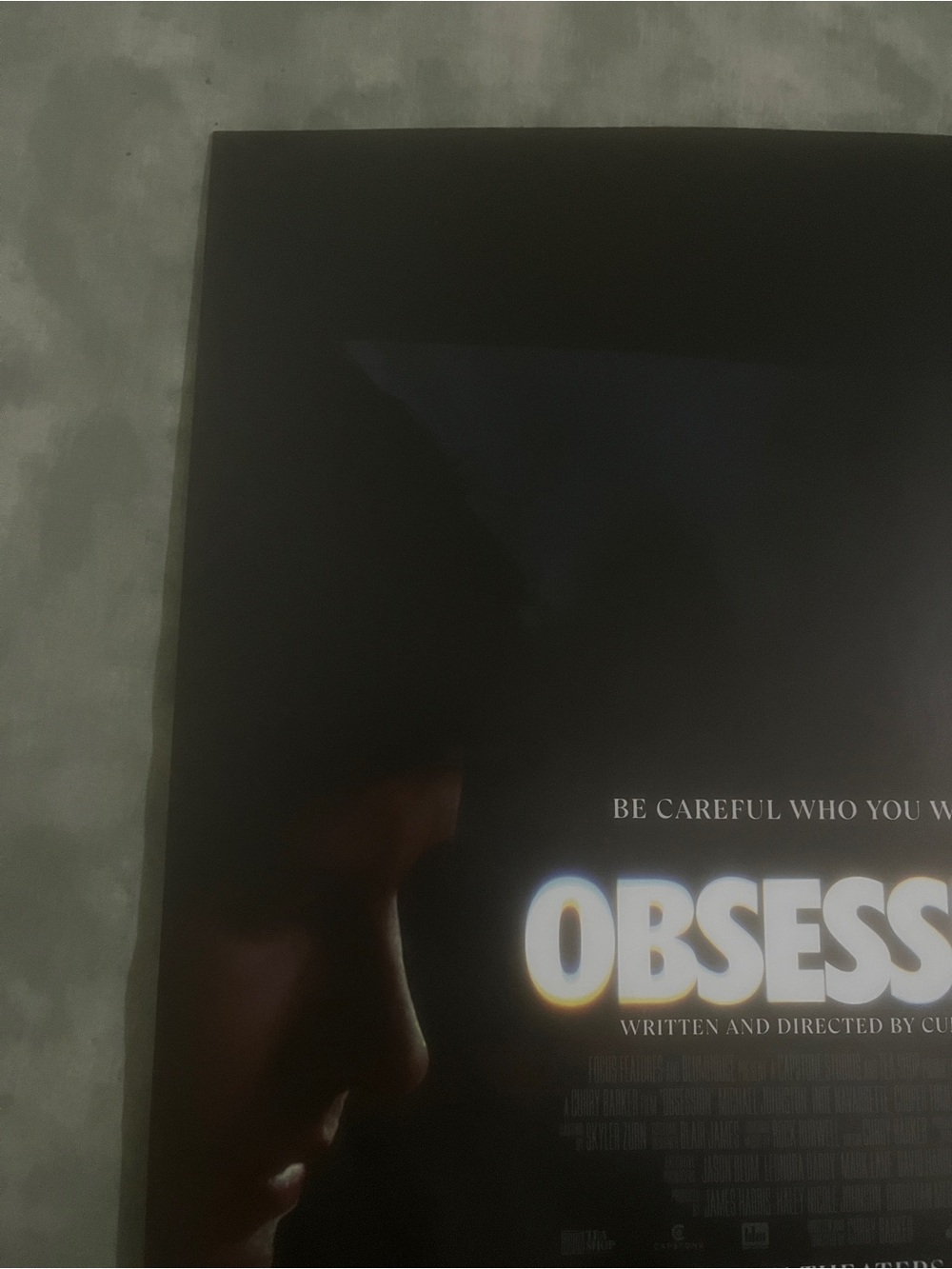 Obsession MOVIE POSTER 11x17 (MICHAEL JOHNSTON/INDE NAVARETTE)Curry Baker Origin - Picture 6 of 11